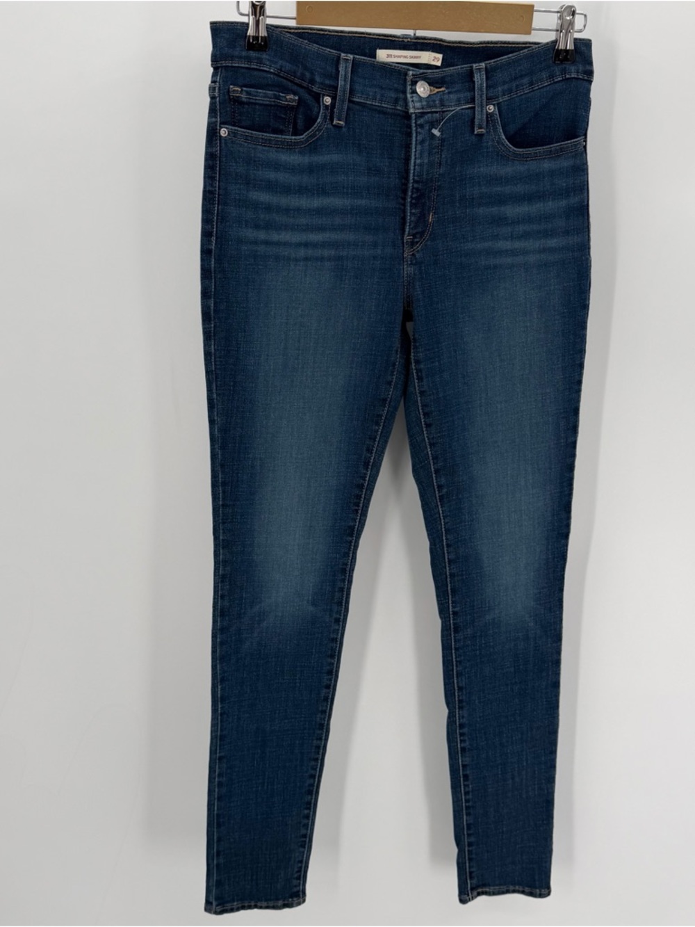Levi’s Jeans Women’s 29 Blue Denim 311 Shaping Skinny Cotton Blend EUC